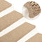 vidaXL - Trapmatten - zelfklevend - 15st - sisal-look - 65x21x4cm - antracietkleur