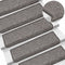 vidaXL - Trapmatten - zelfklevend - 15st - sisal-look - 65x21x4cm - grijs - en - beige