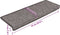 vidaXL - Trapmatten - zelfklevend - 15st - sisal-look - 65x21x4cm - grijs - en - beige