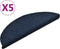 vidaXL - Trapmatten - zelfklevend - 5 - st - 56x17x3 - cm - naaldvilt - marineblauw