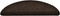 vidaXL - Trapmatten - zelfklevend - 5 - st - 56x17x3 - cm - naaldvilt - bruin