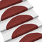 vidaXL - Trapmatten - zelfklevend - 5 - st - 56x17x3 - cm - naaldvilt - rood