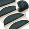 vidaXL - Trapmatten - zelfklevend - 5 - st - 56x17x3 - cm - naaldvilt - groen
