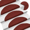 vidaXL - Trapmatten - zelfklevend - 5 - st - 56x17x3 - cm - naaldvilt - rood