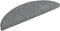 vidaXL - Trapmatten - zelfklevend - 5 - st - 56x17x3 - cm - naaldvilt - lichtgrijs