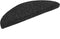 vidaXL - Trapmatten - zelfklevend - 5 - st - 56x17x3 - cm - naaldvilt - zwart