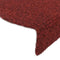 vidaXL - Trapmatten - zelfklevend - 5 - st - 56x17x3 - cm - naaldvilt - rood