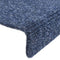 vidaXL - Trapmatten - zelfklevend - 5 - st - 56x17x3 - cm - naaldvilt - blauw