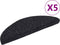 vidaXL - Trapmatten - zelfklevend - 5 - st - 56x17x3 - cm - naaldvilt - zwart