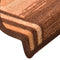 vidaXL - Trapmatten - zelfklevend - 5 - st - 65x21x4 - cm - bruin