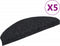 vidaXL - Trapmatten - zelfklevend - 5 - st - 65x21x4 - cm - naaldvilt - zwart