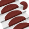 vidaXL - Trapmatten - zelfklevend - 5 - st - 65x21x4 - cm - naaldvilt - rood