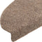 vidaXL - Trapmatten - zelfklevend - 5 - st - 65x21x4 - cm - naaldvilt - crèmekleurig