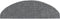 vidaXL - Trapmatten - zelfklevend - 5 - st - 65x21x4 - cm - naaldvilt - lichtgrijs