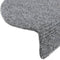 vidaXL - Trapmatten - zelfklevend - 5 - st - 65x21x4 - cm - naaldvilt - lichtgrijs