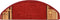 vidaXL - Trapmatten - zelfklevend - 5 - st - 65x21x4 - cm - rood
