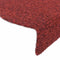 vidaXL - Trapmatten - zelfklevend - 56x17x3 - cm - naaldvilt - rood - 15 - st