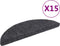 vidaXL - Trapmatten - zelfklevend - 56x17x3 - cm - naaldvilt - donkergrijs - 15 - st