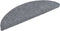 vidaXL - Trapmatten - zelfklevend - 56x17x3 - cm - naaldvilt - lichtgrijs - 15 - st