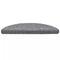 vidaXL - Trapmatten - zelfklevend - 56x17x3 - cm - naaldvilt - lichtgrijs - 15 - st