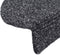vidaXL - Trapmatten - zelfklevend - 56x17x3 - cm - naaldvilt - zwart - 15 - st