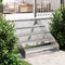 vidaXL - Traptrede - rooster - 100x24x7 - cm - gegalvaniseerd - staal