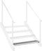 vidaXL - Traptrede - rooster - 100x24x7 - cm - gegalvaniseerd - staal