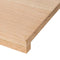 vidaXL - Traptreden - 2 - st - 100x25x2 - cm - onbehandeld - massief - eikenhout