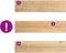 vidaXL - Traptreden - 2 - st - 110x25x2 - cm - onbehandeld - massief - eikenhout