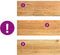 vidaXL - Traptreden - 2 - st - 70x30x2 - cm - massief - eikenhout - lichtbruin