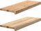 vidaXL - Traptreden - 2 - st - 70x30x2 - cm - onbehandeld - massief - eikenhout
