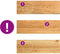 vidaXL - Traptreden - 2 - st - 80x25x2 - cm - massief - eikenhout - lichtbruin