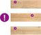 vidaXL - Traptreden - 2 - st - 90x25x2 - cm - onbehandeld - massief - eikenhout