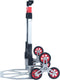 vidaXL - Traptrolley - inklapbaar - 70 - kg - aluminium - zilverkleurig