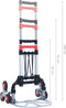 vidaXL - Traptrolley - inklapbaar - 70 - kg - aluminium - zilverkleurig