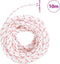 vidaXL - Trekkoord - startkoord - wit - en - rood - Ø5 - mm - 10 - m - nylon