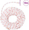 vidaXL - Trekkoord - startkoord - wit - en - rood - Ø6 - mm - 10 - m - nylon