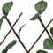 vidaXL - Trellissen - 5 - st - met - kunstbladeren - 180x60 - cm - wilgenhout