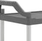 vidaXL - Trolley - 2-laags - 81x41x92 - cm - aluminium - grijs