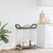 vidaXL - Trolley - 2-laags - 81x41x92 - cm - aluminium - grijs