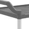 vidaXL - Trolley - 2-laags - 99x50x97 - cm - aluminium - grijs
