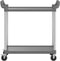 vidaXL - Trolley - 2-laags - 99x50x97 - cm - aluminium - grijs