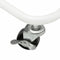 vidaXL Trolley 3-laags 43x34x79 cm staal wit