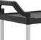 vidaXL - Trolley - 3-laags - 81x41x92 - cm - aluminium - zwart
