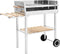 vidaXL Trolleybarbecue met 2 schappen houtskool XXL roestvrij staal