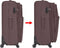 vidaXL - Trolleyset - koffiebruin - 3-delig