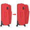 vidaXL - Trolleyset - rood - 3-delig