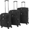 vidaXL - Trolleyset - zwart - 3-delig