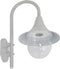vidaXL Tuin wandlamp E27 42 cm aluminium wit