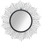 vidaXL - Tuin - wandspiegel - sunburst - 80 - cm - zwart